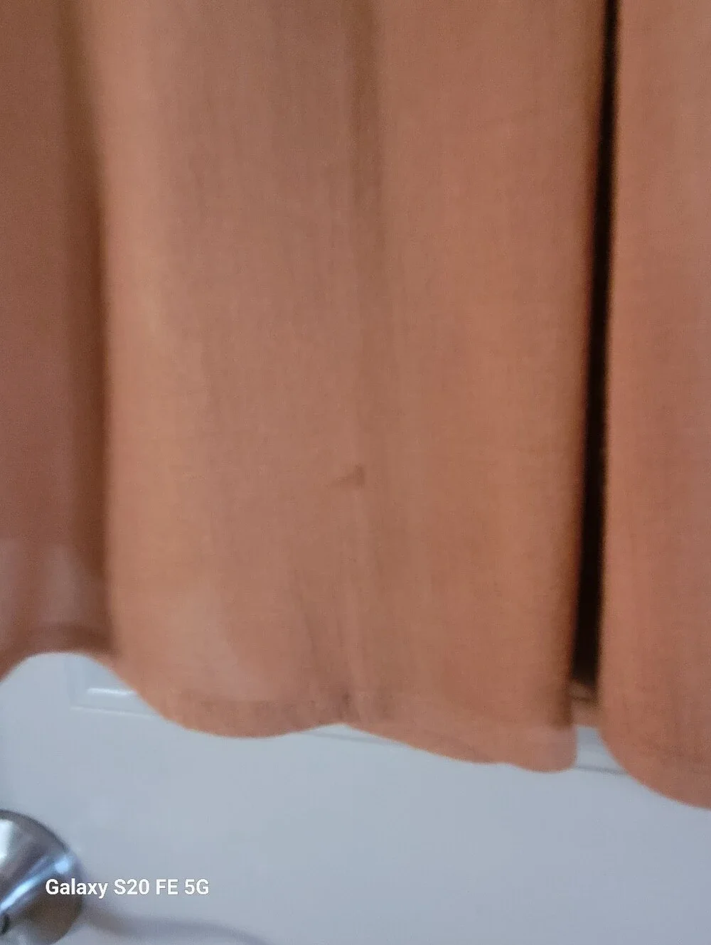 Boho Lace-Trim Peasant Blouse - Rust